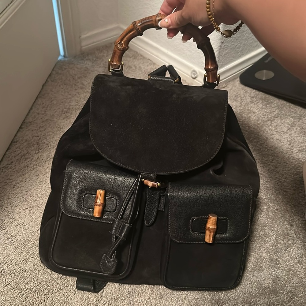 Vintage Gucci Bamboo backpack ✨🪞💅